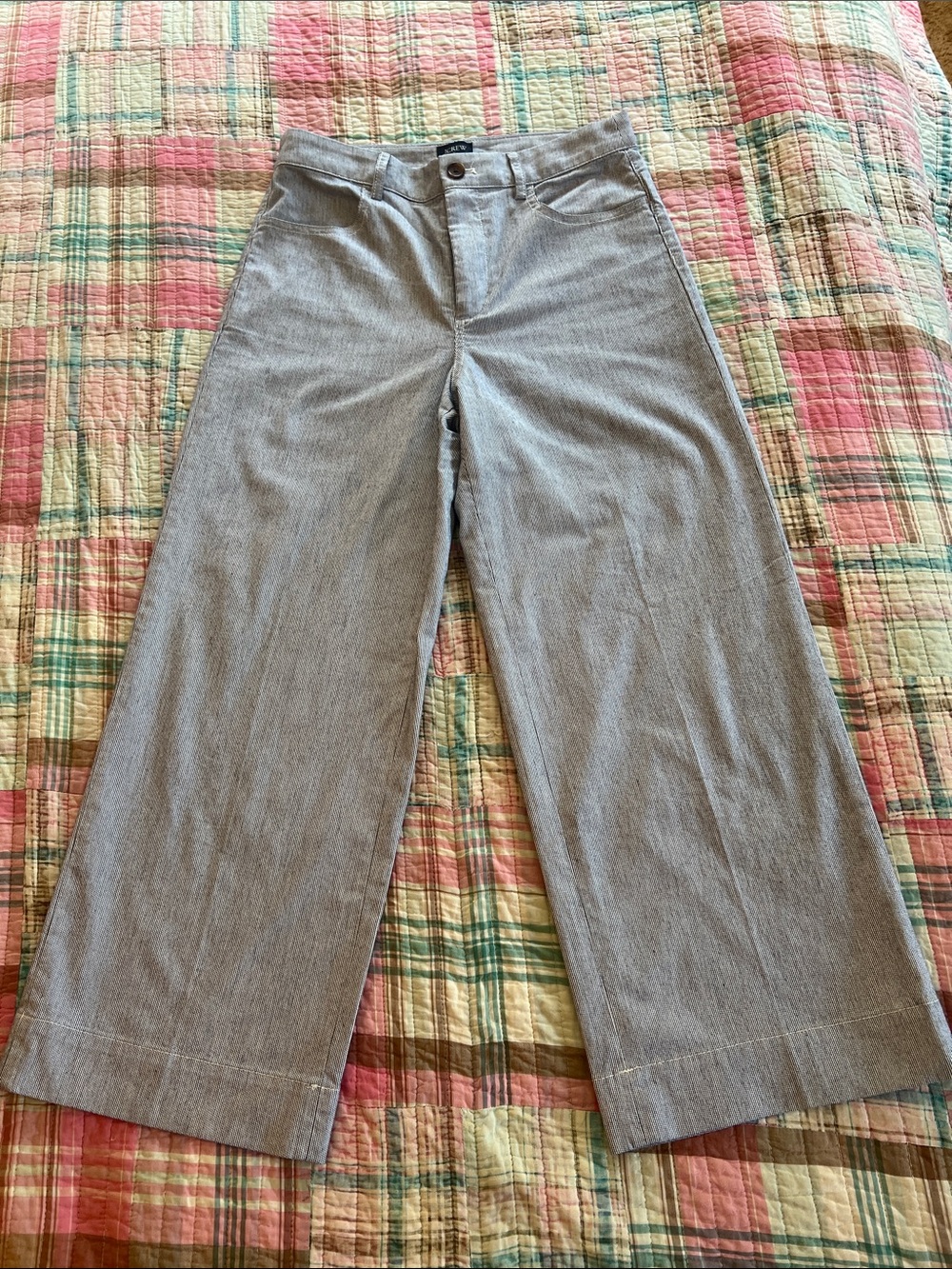J. Crew Women's Wide-Leg Cropped Ella Pants Worn 1 time!